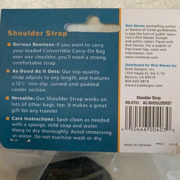 Rick Steves SHOULDER STRAP - black - Picture 3 of 4